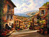 Unknown Artist Town II by Paul Guy Gantner painting